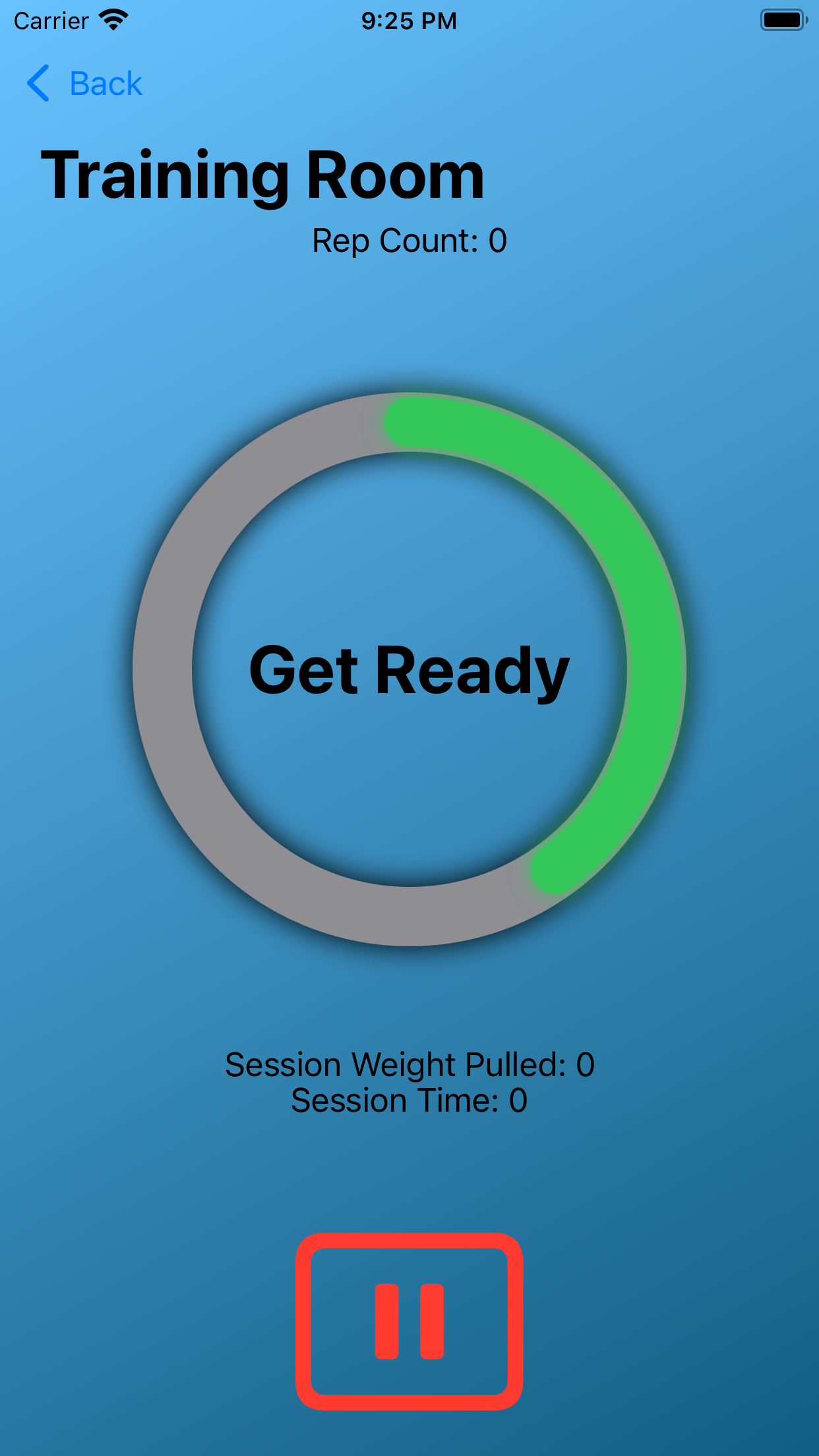 Large and clean visuals when training.